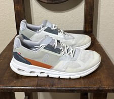 On Running Men's Cloudrunner 2 Running Shoes, Alloy/Chambray, 10 US Marathon