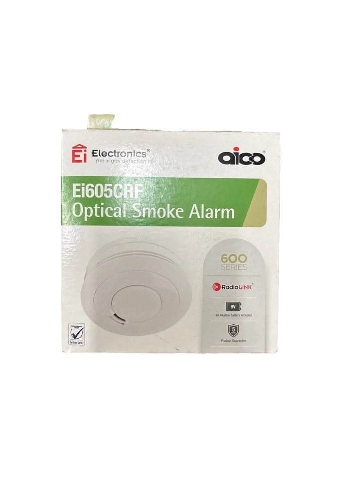 Aico Radio link 9V Battery Powered Optical Smoke Alarm Ei605CRF