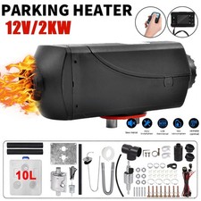 2KW 10L Night Diesel Air Heater Thermostat Caravan Motorhome Diesel Heater