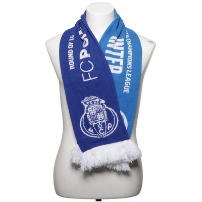 Champion's League, Schal, Unisex (Erwachsene), Acryl, Blau/Weiß, Print #Jdp