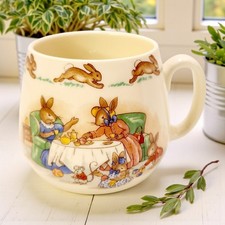 VTG Royal Doulton Bunnykins Handled Don Mug Cup Afternoon Tea England Bone China