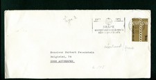 1971 Belgium NATO SHAPE (Dutch) postmark Cover. Europa