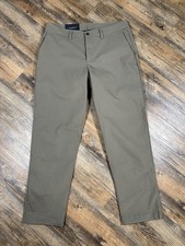 Lululemon ABC Classic Fit Trouser Pants Men's 33x30 Warpstreme Twill Brown Chino