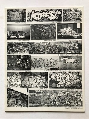 Masterpiece Graffiti Street Art Magazine Issue 1 - 1995 Rare West Coast Burners