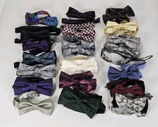 Assorted Pre-tied Bow Ties, lot of 10