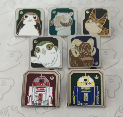 Star Wars Galaxy Creatures 2024 Hidden Mickey DLR Choose a Disney Character Pin