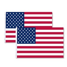 2 Pack 3x5 American Flag USA United States U.S Stripes Stars Flag