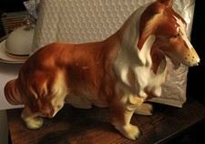 Beautiful Vintage Japan Ceramic Collie Dog Figurine.