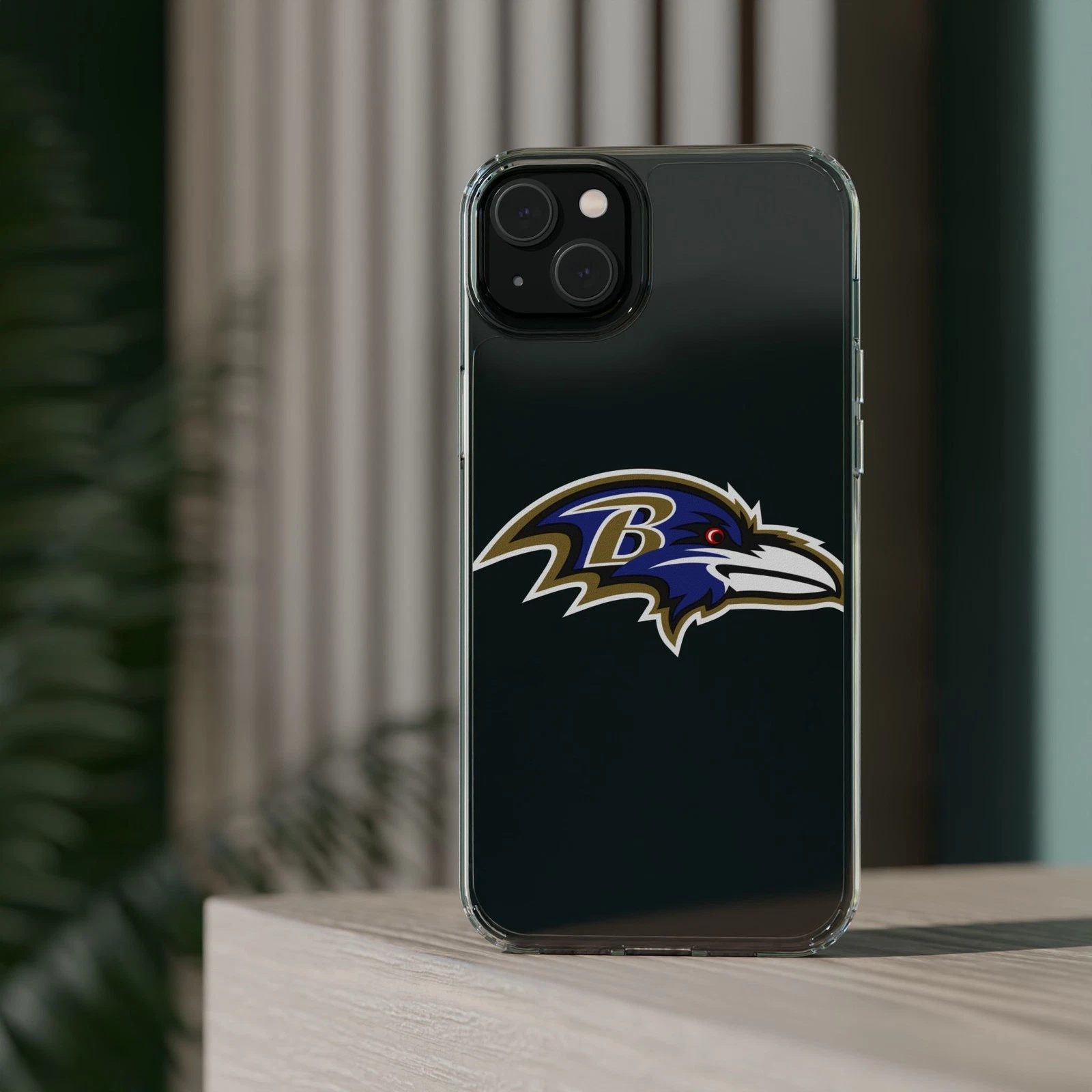 Baltimore Ravens Clear Phone Case for iPhone
