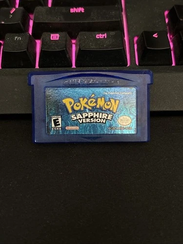 New ListingPokemon Sapphire Nintendo Gameboy Authentic Cleaned And New Battery