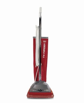 Sanitaire SC679K Tradition Red Upright Vacuum, Bagged, 12'' Path, 40ft Cord