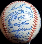2008 CHICAGO CUBS TEAM (27) ALAN TRAMMELL GEOVANY SOTO AUTOGRAPHED OML BASEBALL