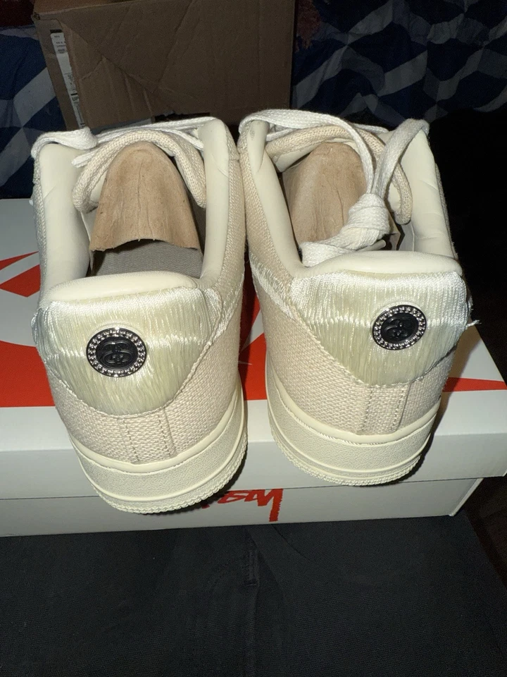 Talla 10.5 - Nike Air Force 1 Low x Stussy Fossil Foto 3 de 4