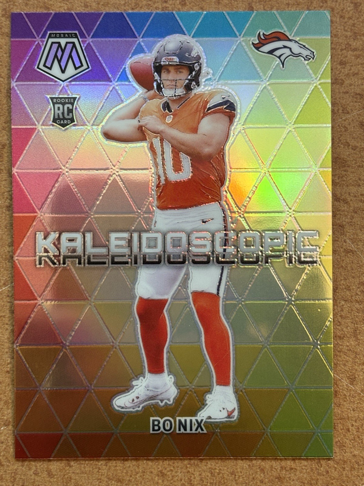 2024 BO NIX Mosaic Prizm Kaleidoscopic Rookie SSP - Broncos 🔥Rare Case Hit🔥