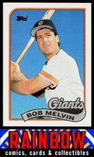 1989 Topps #329 Bob Melvin San Francisco Giants