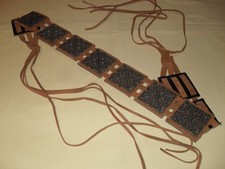 Mittelalter LARP - Taillengürtel Leder Frauen Messing - Vikings - Gothic