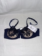 Simone Perele Intrigue Demi Cup Bra Navy Blue
