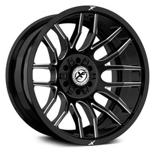 Xf Off-road Xf-232 Wheels 18x9 0 6x139.7 106.4 Black Rims Set Of 4