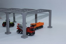 Fahrzeughalle Lagerhalle Werkstatt 1:87 Fertighalle Betonteile Halle Nr.6