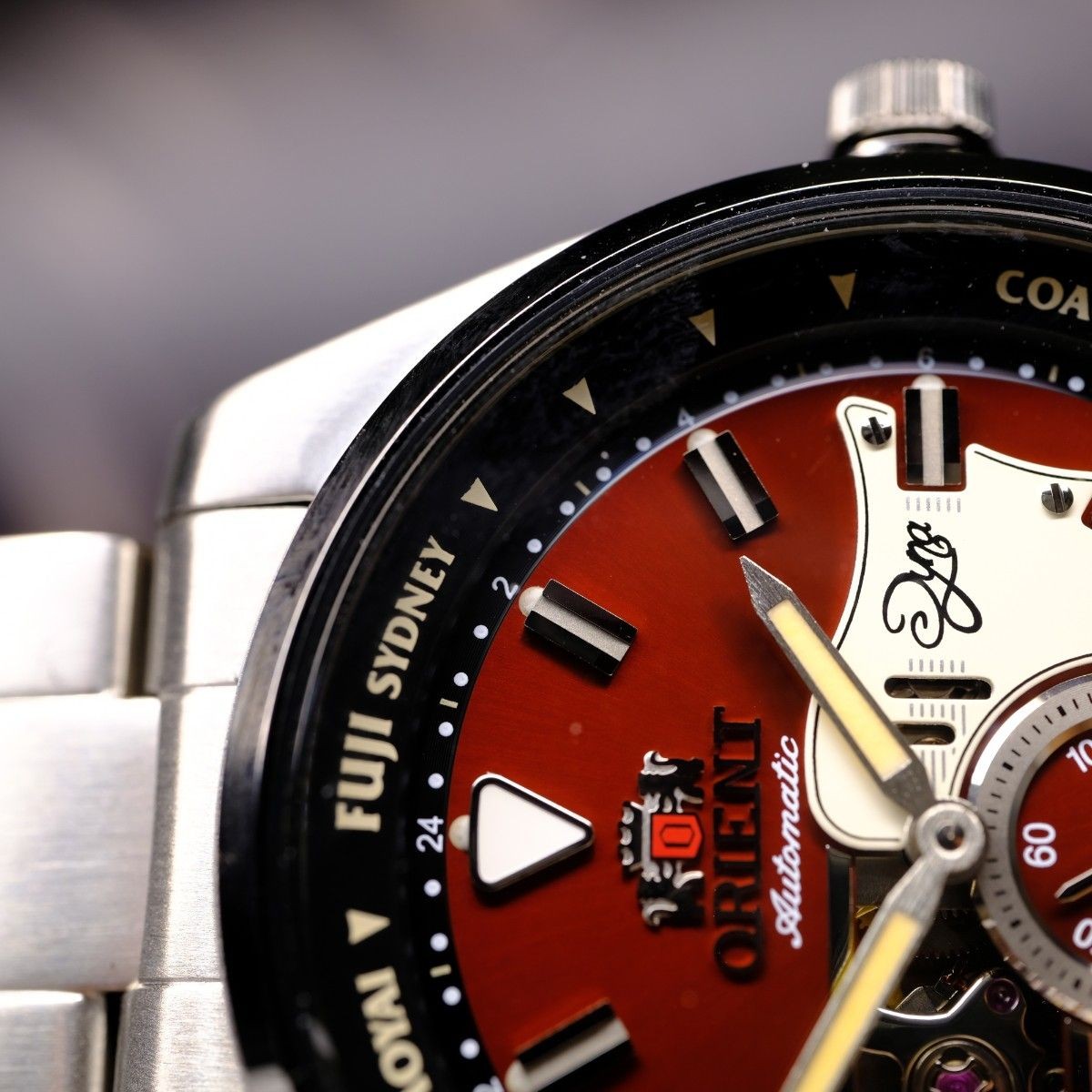 ORIENT Automatic Orient Automatic Watch Brown Sil… - image 9