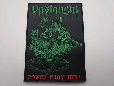 ONSLAUGHT POWER FROM HELL EMBROIDERED PATCH