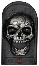 Light-Up Skull Doorbell Decoration  Halloween Decoration