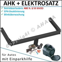 AHK ES13 FüR Audi A6 04- AnhäNgerkupplung Stufenheck Avant Limo Eph-Abschaltung