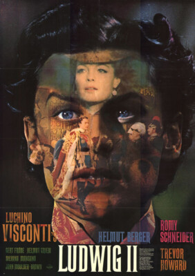Ludwig II ORIGINAL A1 Kinoplakat Luchino Visconti / Romy Schneider / H. Berger