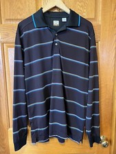 Ci1 Callaway C-Tech Long Sleeve Golf Polo Shirt Mens Large