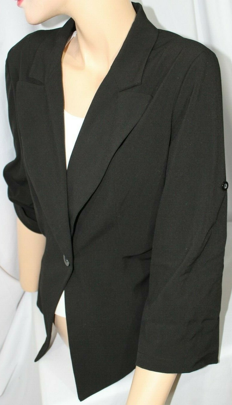 Apostrophe Partially Lined Blazer Jacket Womens S… - image 4