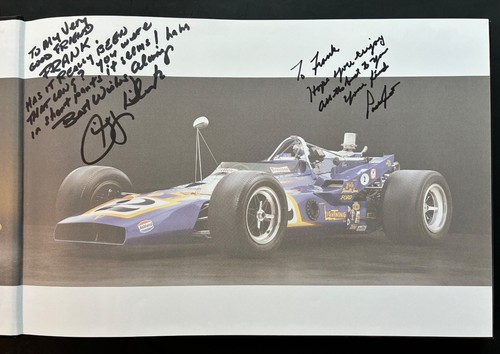 SIGNED & Inscribed 1st Edition THE CARS OF VEL MILETICH & PARNELLI JONES ~ HCDJ - Picture 2 of 11