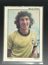 ZICO #19 BRAZIL - Stenval - World Cup Argentina 1978 - No panini