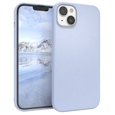 Für Apple iPhone 14 Plus Schutzhülle TPU Backcover Tasche Etui Matt Hell Blau