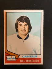 1974-75 O-Pee-Chee #23 Bill Mikkelson - Washington Capitals (v2)