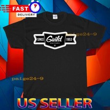 NEW SHIRT GUILD GUITARS LOGO T-SHIRT FUNNY AMERICAN USA UNISEX TEE SIZE S-5XL
