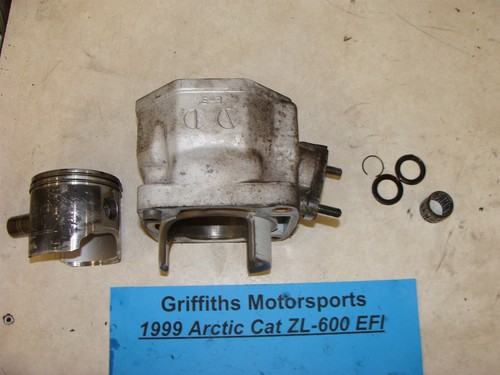 1999 ARCTIC CAT ZL600 EFI std cylinder piston rings jug barrel 88B6