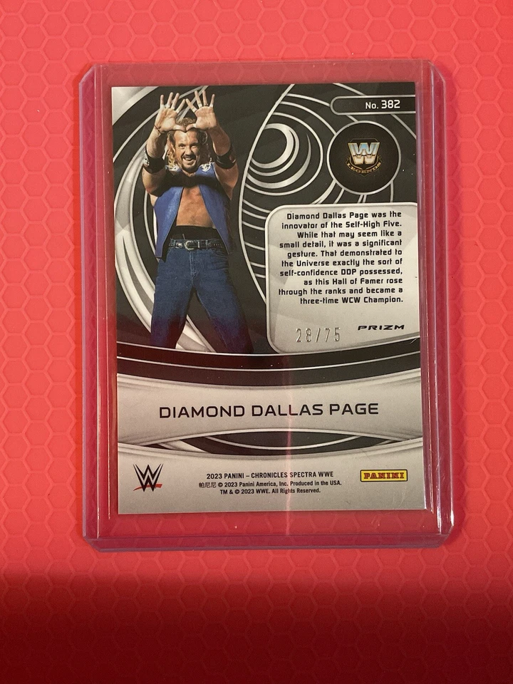 WWE Chronicles '23 Diamond Dallas Page #382 Green Spectar 28/75  - Image 2 of 2