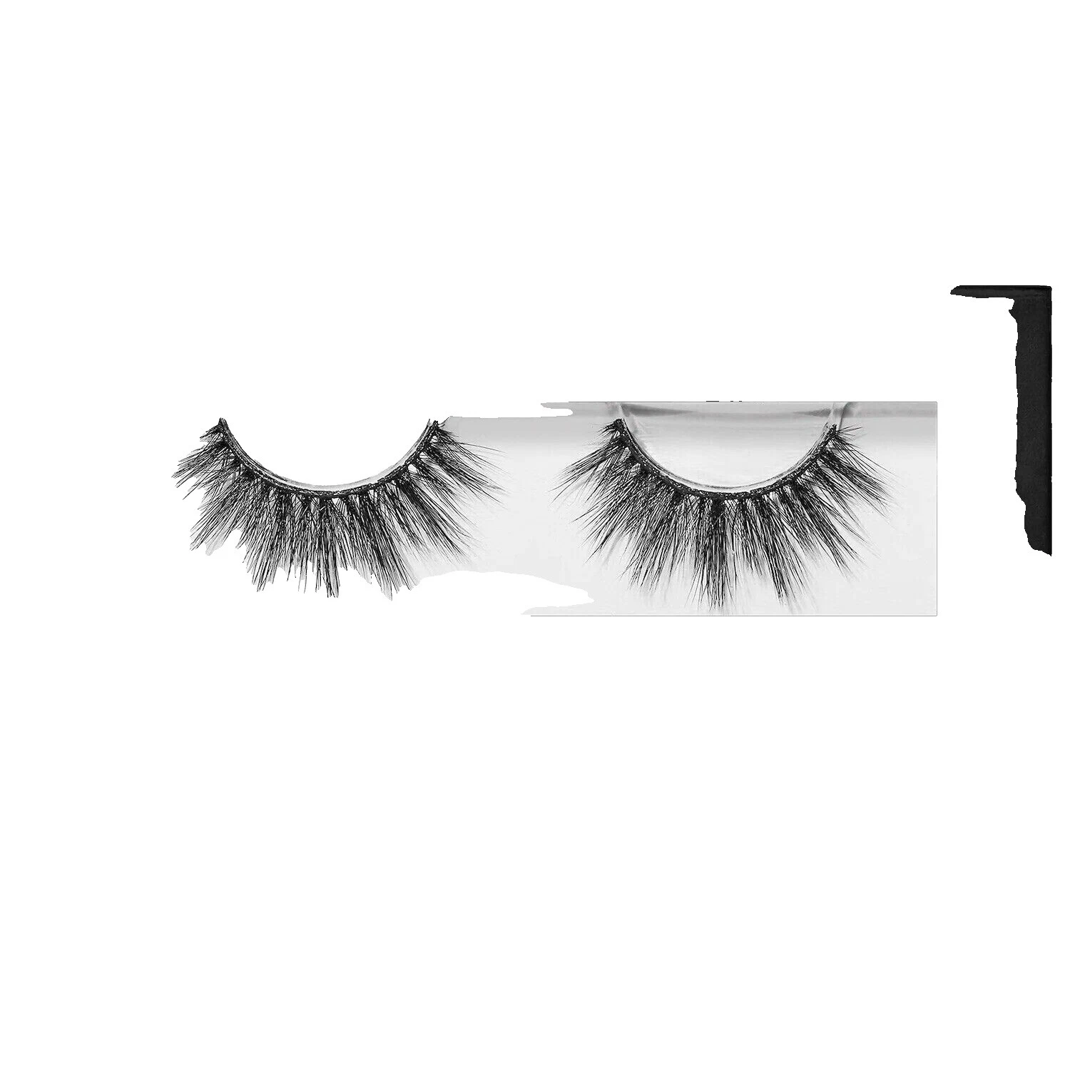 Handmade Natural Red False Eyelashes & Adhesives