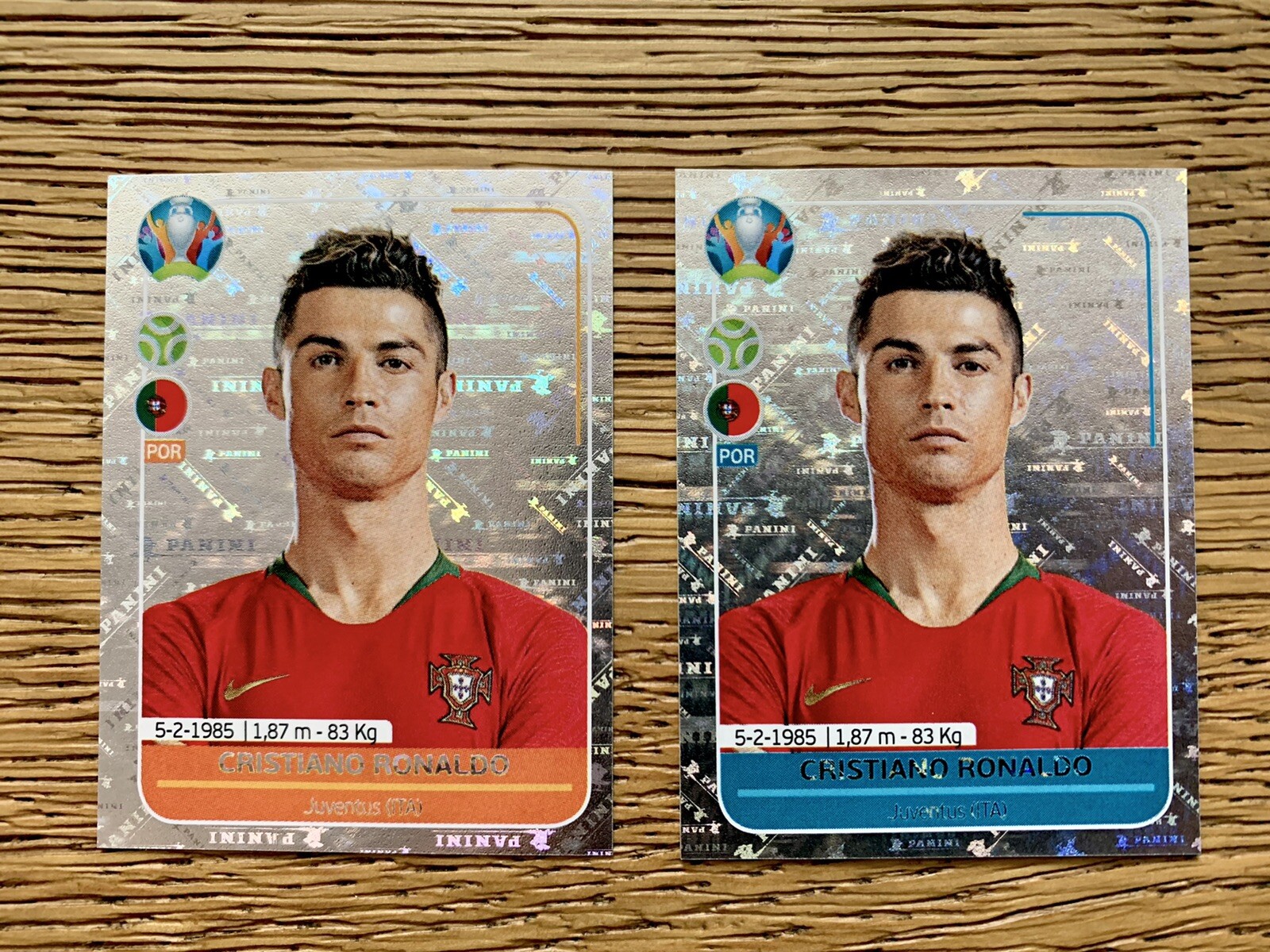 🛑👀 2 x Cristiano Ronaldo Euro 2020 RARE RC Panini 🔥📈 ROOKIE PSA BGS INVEST