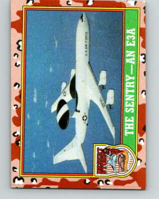 (HCW) 1991 Topps Desert Storm #33 The Sentry - An E3A Mint 
