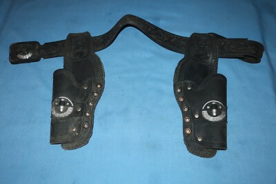 CBS Toys Lone Range Rubber Double Cap Gun Holster