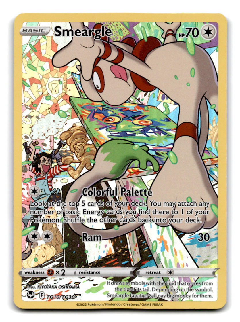 Smeargle TG10/TG30 Swsh12: Sword & Shield - Silver Tempest Trainer