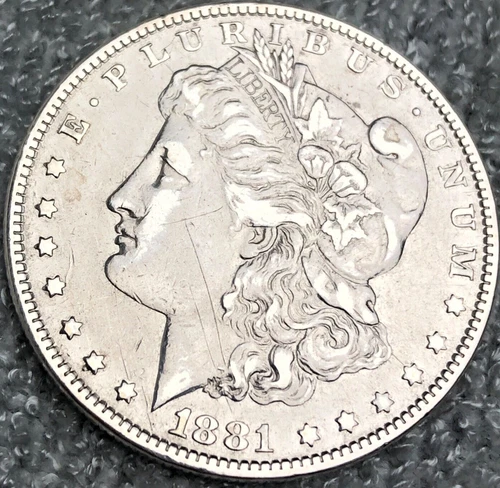1881-O Morgan Silver Dollar Absolutely Super Nice Fine Detail 243