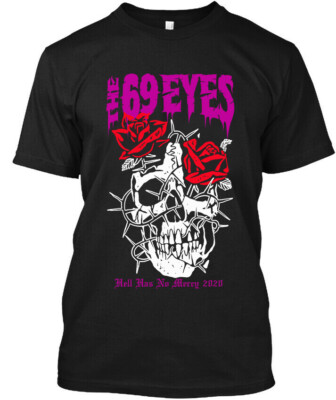 Limited NEW The 69 Eyes Hell Has No Mercy Finnish Glam Music Logo T-Shirt S-4XL