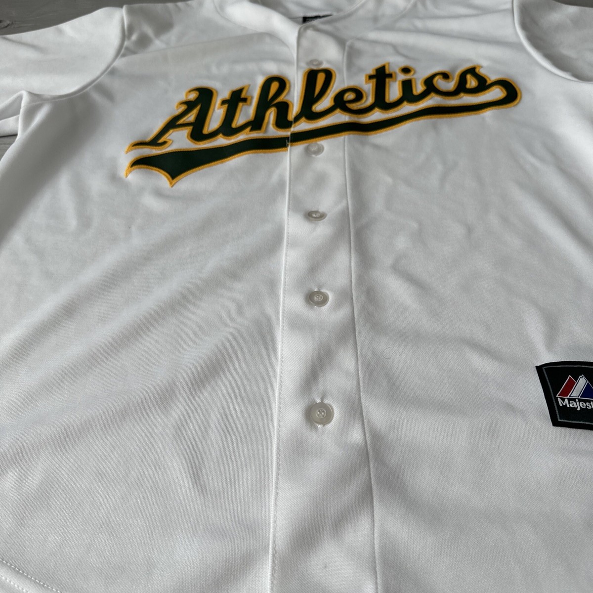 Vintage MLB Baseball Majestic Oakland A's Athletics MLB Blank