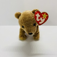 Vintage 1999 Ty Beanie Baby Pecan The Bear Plush Toy With Tags - 4251 Retired