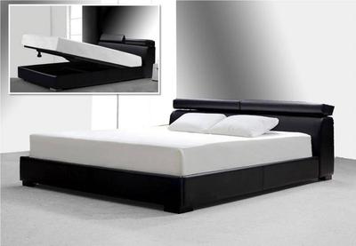 LETTO CONTENITORE MATRIMONIALE CON DOGHE-LETTI DESIGN MODERNO