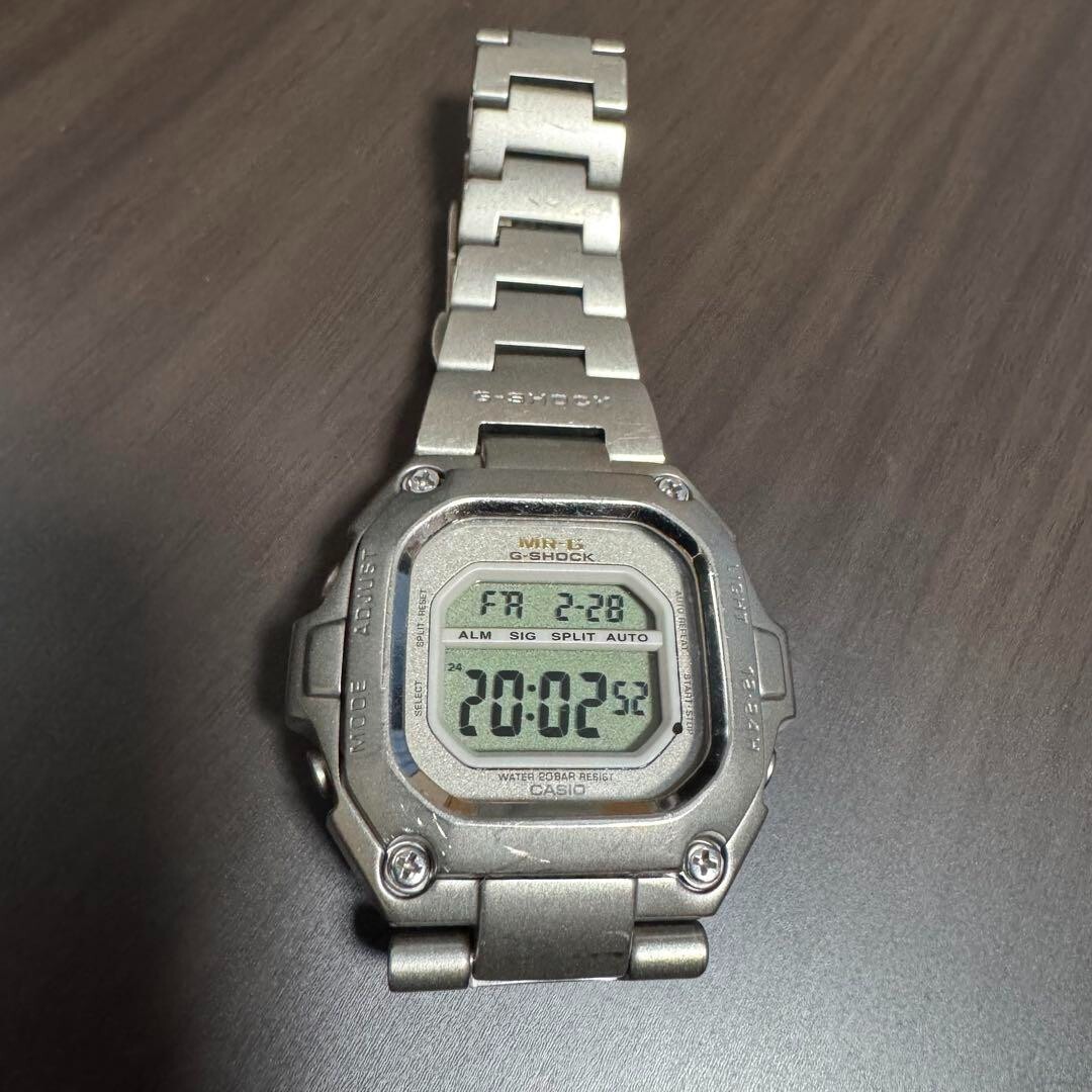 【美品】カシオMRG-110T初代フルチタンGショックJazzy color CASIO G-SHOCK MRG-110T JazzyColor Titanium Digital Watch