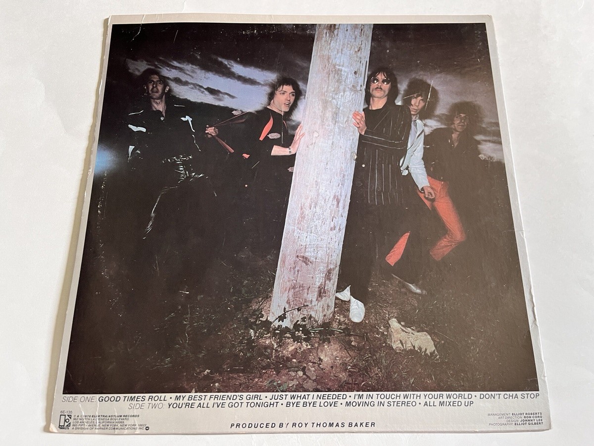 The Cars~Self Titled LP~With Printed Inner Sleeve~Power Pop~New