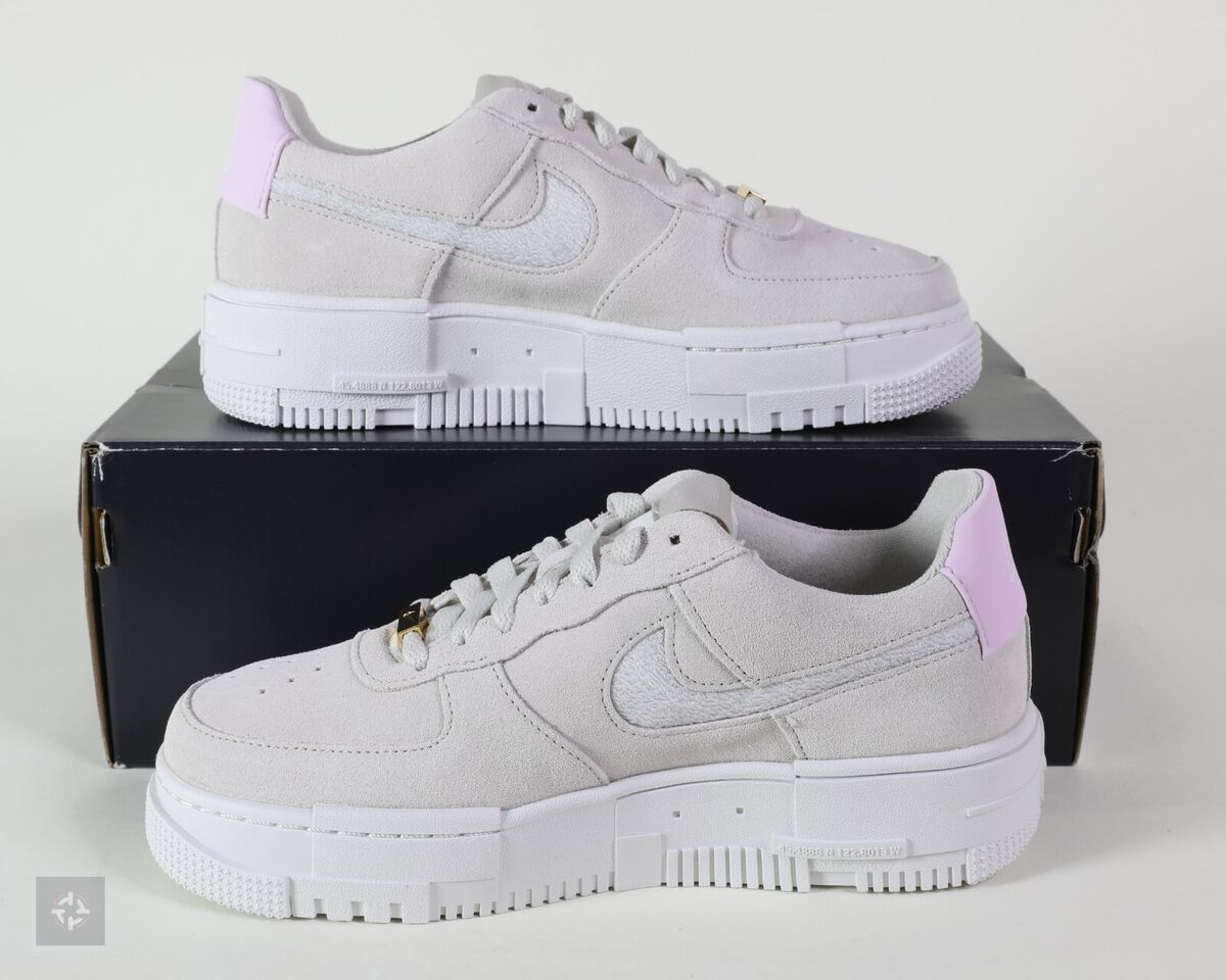 Nike Air Force 1 Pixel Beige Pink White Grey Shoes Womens Nike Air Force 1 Pixel Beige Pink White Grey Shoes Womens